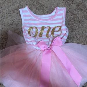 “One” birthday dress